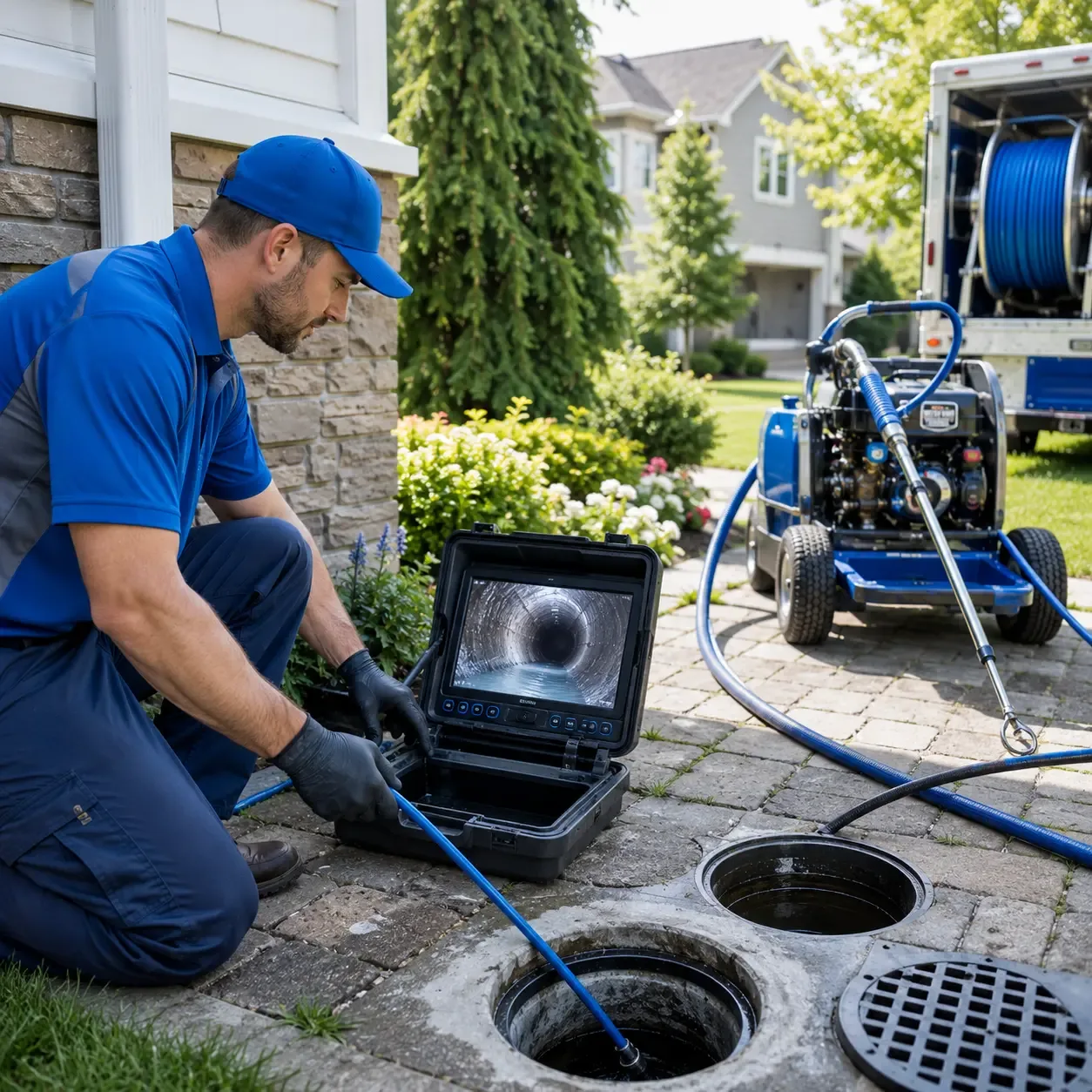 Outdoor drain cleaning professionals serving Pana, IL